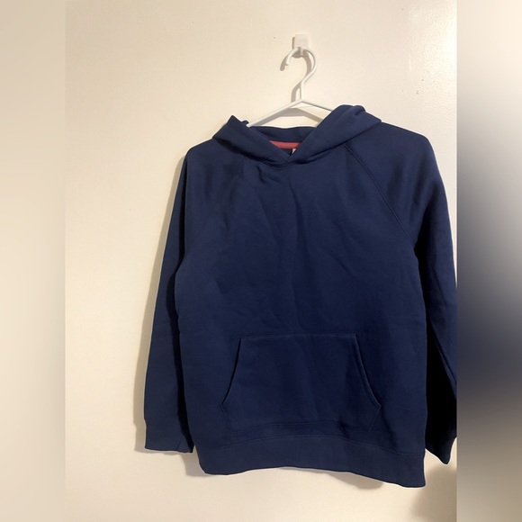 Sz XXL (14-16) Amazon Essentials youth hoodie pull over sweater navy blue - Picture 2 of 5